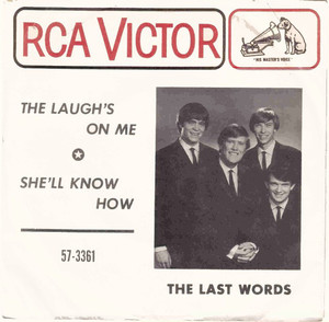 The last words the laughs on me pic sleeve front