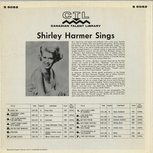 Shirley harmer ctl 5052 back