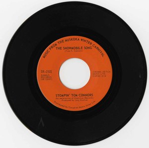 45 howard cable music from the muskoka winter carnival stompin tom the snowmobile song