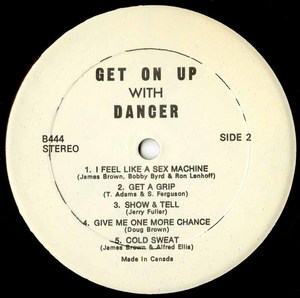 Dancer get on up with label 02