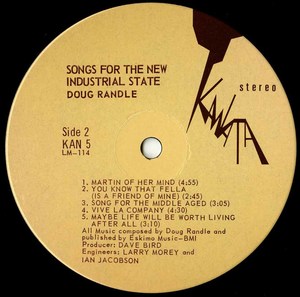 Doug randle songs for the industrial state label 02