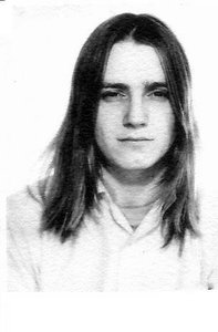 Jim hall  drummer for the village s.t.o.p. his hair grew to about 3 times that length!