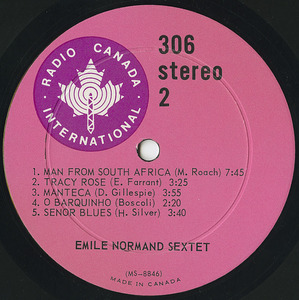 Emile normand sextet label 02