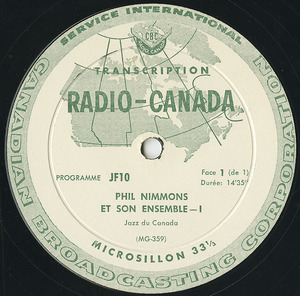 Phil nimmons at son ensemble   jazz du canada label 01