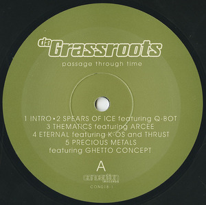 Da grassroots passage through time label 01