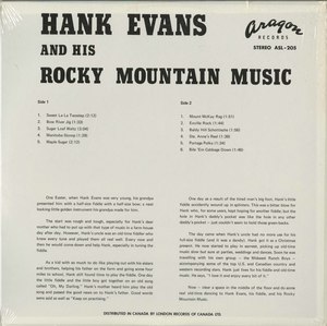 Hank evans and his rocky mountain music back