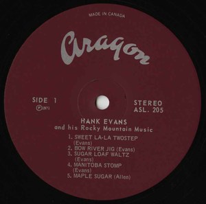 Hank evans and his rocky mountain music label 01