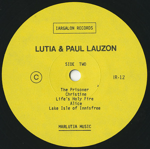 Lutia and paul lauzon    the prisoner label 02
