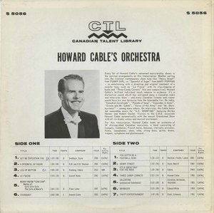 Howard cable orchestra ctl 5056 back