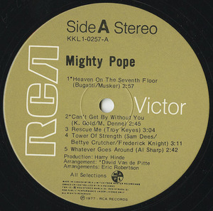 Mighty pope st label 01