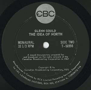 Glenn gould the idea of north label 02