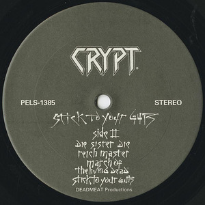 Crypt stick to your guts label 02