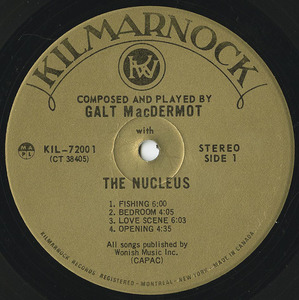 Galt macdermot the nucleus label 01