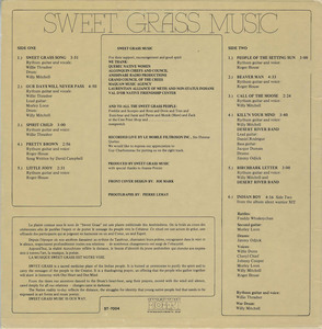 Willie thrasher  willy mitchell   roger house   sweet grass music back