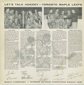 Toronto maple leafs   lets talk hockey back