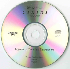 Cd we're from canada cd 01