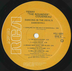 Terry cousineau dancing in the devils dance hall label 01
