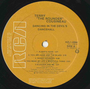 Terry cousineau dancing in the devils dance hall label 02