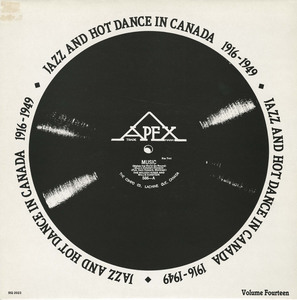 Compilation   jazz and hot dance in canada 1916 1949 front