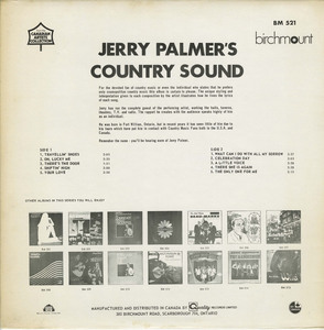 Jerry palmer country sound back