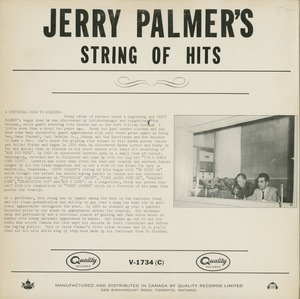 Jerry palmer string of hits back