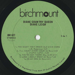 Diane leigh country queen label 01