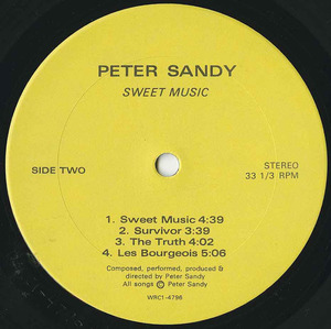 Peter sandy sweet music label 02