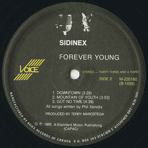 Sidinex forever young label 02