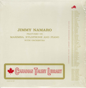Jimmy namaro   marimba  xylophone and piano with orchestra ctl 5089 back