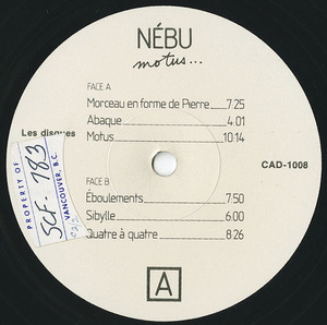 Nebu motus label 01