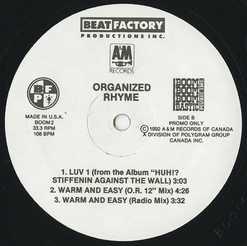 Organized Rhyme - Warm and Easy