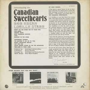 Canadian sweethearts   introducing the back
