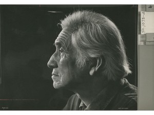 Sept 13 1963 portrait of chief dan george by fred schiffe