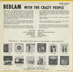 The crazy people   bedlam back