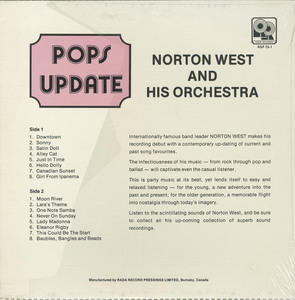 Norton west and his orchestra   pops update back
