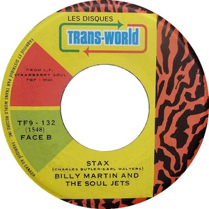 Billy martin and the soul jets stax transworld