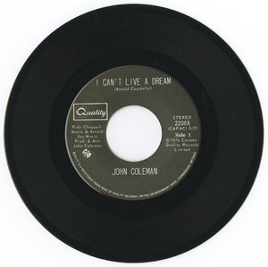 45 john coleman i can't live a dream