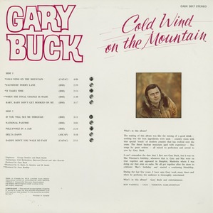 Gary buck   cold wind on the mountain back