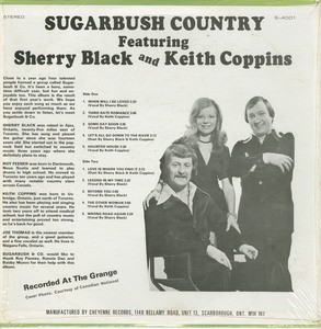 Sherry black sugarbush country back