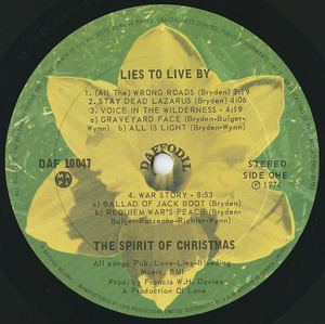 Christmas %28spirit of%29 lies to live by label 01