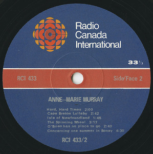 Anne marie murray   songs of newfoundland label 02