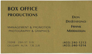 45 the tickets business card