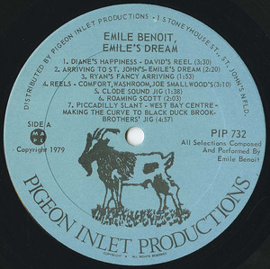 Emile benoi   emile's dream label 01