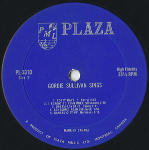 Gordie sullivan   sings label 02