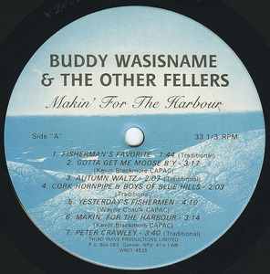 Buddy wasisname makin for the harbour label 01