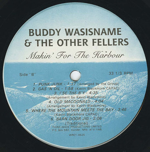 Buddy wasisname makin for the harbour label 02