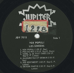Sinners vox populi label 01
