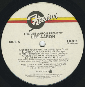 Lee aaron project st label 01