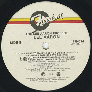 Lee aaron project st label 02