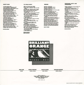 Brilliant orange   happy man insert single sided